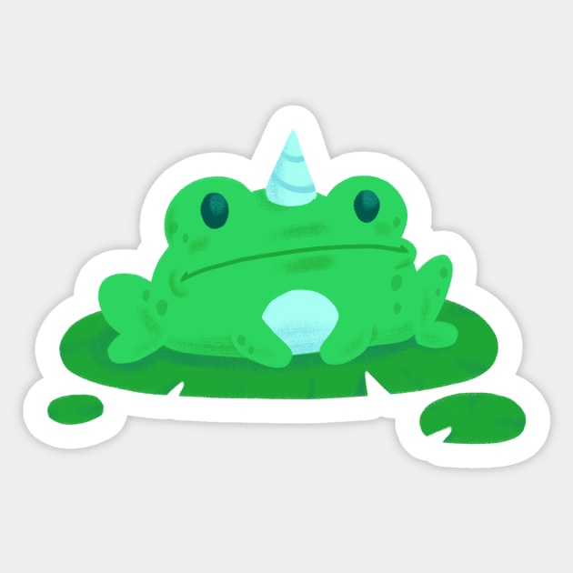 Unifrog Sticker by FuchsiaNeko